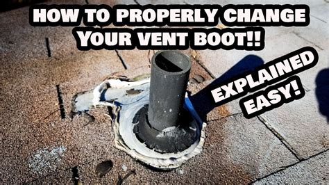 roof vent boot repair|How To Fix a Leaking Rooftop Vent Pipe